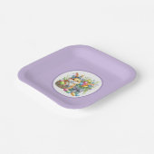 Osterpapier-Teller Pappteller (Gewinkelt)