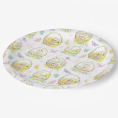 Osterpapier-Teller Pappteller (Schrägansicht)