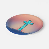 Osterpapierplatte Pappteller (Schrägansicht)