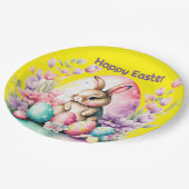 Osterpapierplatte Pappteller (Schrägansicht)