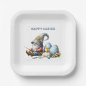 Osterpapierplatte Party Pappteller (Vorderseite)