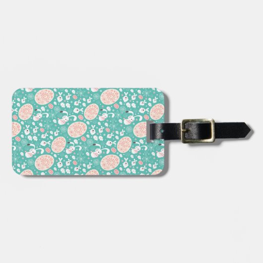 Osterparade Gepäckmarke Gepäckanhänger (Vorderseite horizontal)