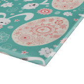 Osterparade Glasschneidebrett Schneidebrett (Ecke)