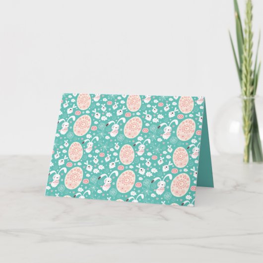 Osterparade Grußkarte (Leere) Dankeskarte (Vorderseite)