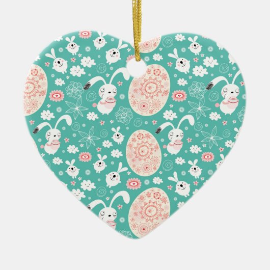 Osterparade Keramik Ornament (Vorne)