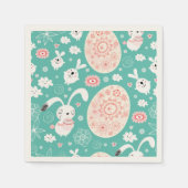 Osterparade Papier Napkins Serviette (Vorderseite)