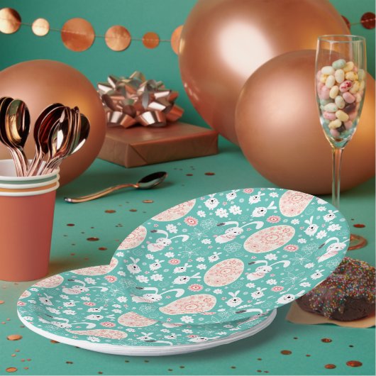 Osterparade-Papierteller Pappteller (Multi)