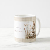 OsterParty Bunny Beige Boho Kaffeetasse (VorderseiteRechts)