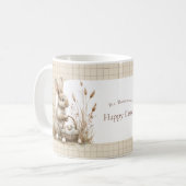 OsterParty Bunny Beige Boho Kaffeetasse (Vorderseite Links)