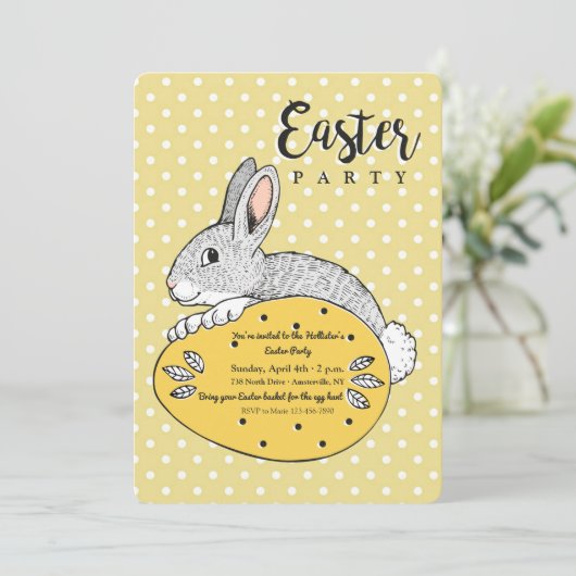 OsterParty Einladung (Stehend Vorderseite)