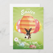 OsterParty Einladung (Vorne/Hinten)