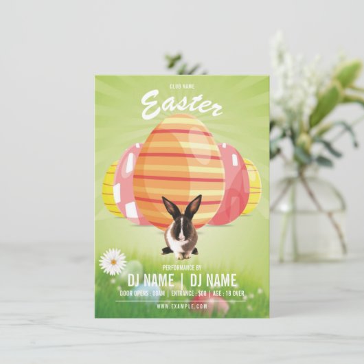 OsterParty Einladung (Stehend Vorderseite)