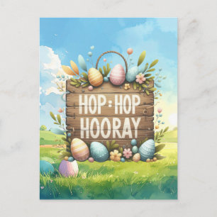 Osterparty-Einladungskarte Postkarte