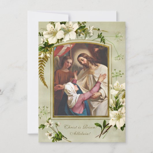 Osterpaschal Homily Gebet St. John Chrysostom Mitteilungskarte (Vorderseite)