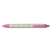 Osterpastel Karierter Frühling Muster Kugelschreiber (Rückseite)