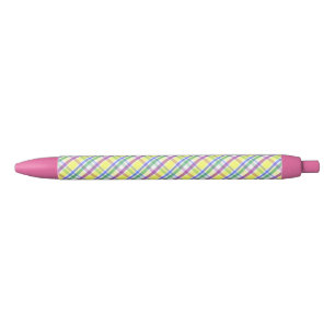 Osterpastel Karierter Frühling Muster Kugelschreiber