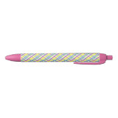 Osterpastel Karierter Frühling Muster Kugelschreiber (Unterseite)