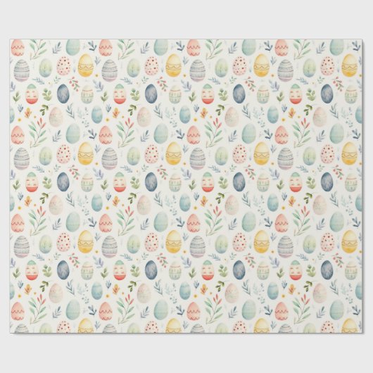 Osterpastel Pizzazz Geschenkpapier (Flach)