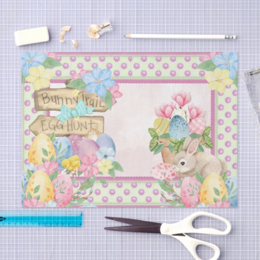 Osterpastelldesign Serie 3 Seidenpapier (Handwerk)