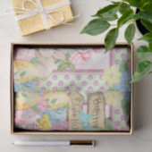 Osterpastelldesign Serie 3 Seidenpapier (Geschenk)