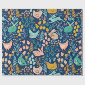 Osterpastellfarben Symbole nahtlos Muster Geschenkpapier (Flach)