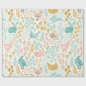 Osterpastellfarben Symbole nahtlos Muster Geschenkpapier (Flach)