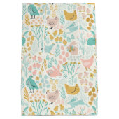 Osterpastellfarben Symbole nahtlos Muster Mittlere Geschenktüte (Rückseite)