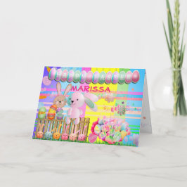 OsterPersonalisiert geklappte Grußkarte Karte