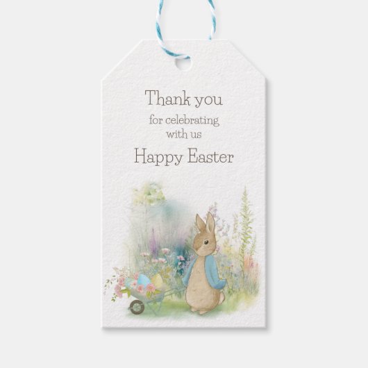 OsterPeter Rabbit Gift Tags Geschenkanhänger (Vorderseite)