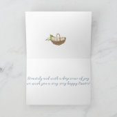 OsterPeter Rabbit Weihnachtskarte Feiertagskarte (Innenseite)