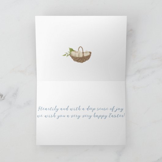 OsterPeter Rabbit Weihnachtskarte Feiertagskarte (Innenseite)