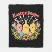 Osterpfähle Fleecedecke (Vorderseite)