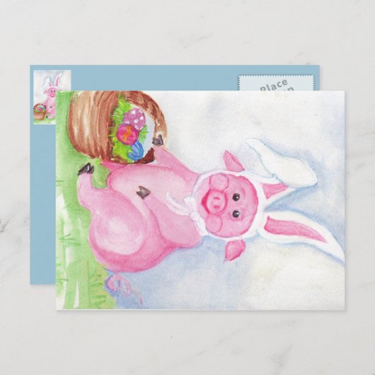 Osterpfeifen Postkarte (Vorne/Hinten)