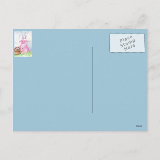 Osterpfeifen Postkarte (Rückseite)