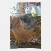 Osterpferd Geschirrtuch (Vertikal)