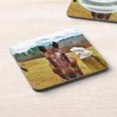 Osterpferd Getränkeuntersetzer (Linke Seite)