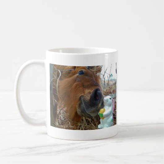 Osterpferd Kaffeetasse (Links)