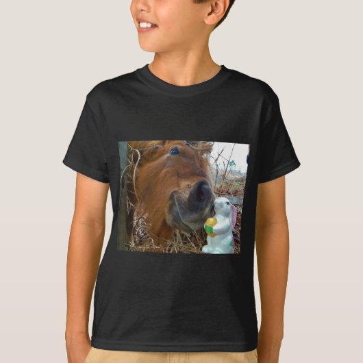 Osterpferd T-Shirt (Vorderseite)