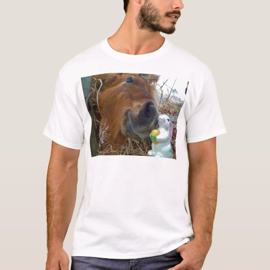 Osterpferd T-Shirt (Vorderseite)
