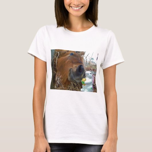 Osterpferd T-Shirt (Vorderseite)