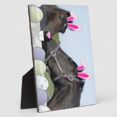 Osterpferd und Poney Fotoplatte (Seite)