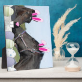 Osterpferd und Poney Fotoplatte (Seite)