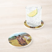 Osterpferd Untersetzer (Seite)