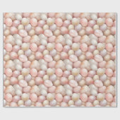 Osterpfirsich-Rosa-Eier   Geschenkpapier (Flach)