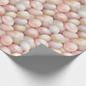 Osterpfirsich-Rosa-Eier Geschenkpapier (Ecke)