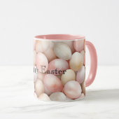 Osterpfirsich-Rosa-Eier Tasse (VorderseiteRechts)