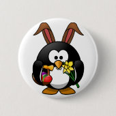 Osterpinguin Button (Vorderseite)