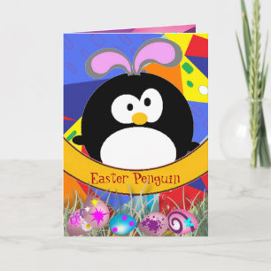 Osterpinguin Feiertagskarte