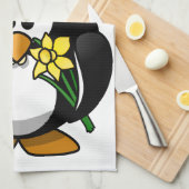 Osterpinguin Handtuch (Viertel Falte)