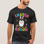 Osterpinguin Niedlich Bunny Pinguin Ostereier Happ T-Shirt (Vorderseite)